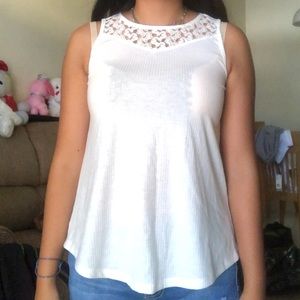 White tank top